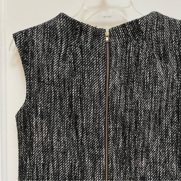 Milly sleeveless wool blend mini dress with suede hem - Picture 11 of 15